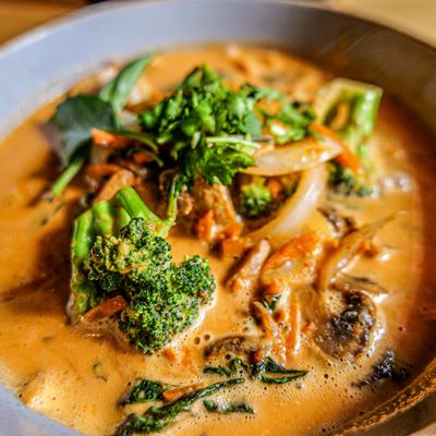 Thai red curry.