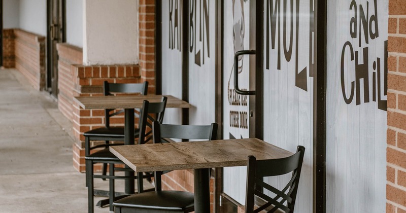 Exterior seating area