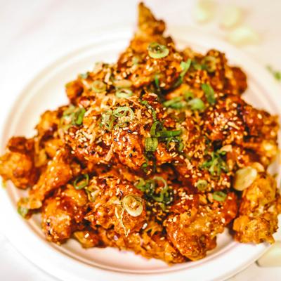 Tiger Cauliflower, close up.