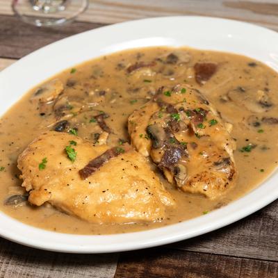 Chicken marsala.