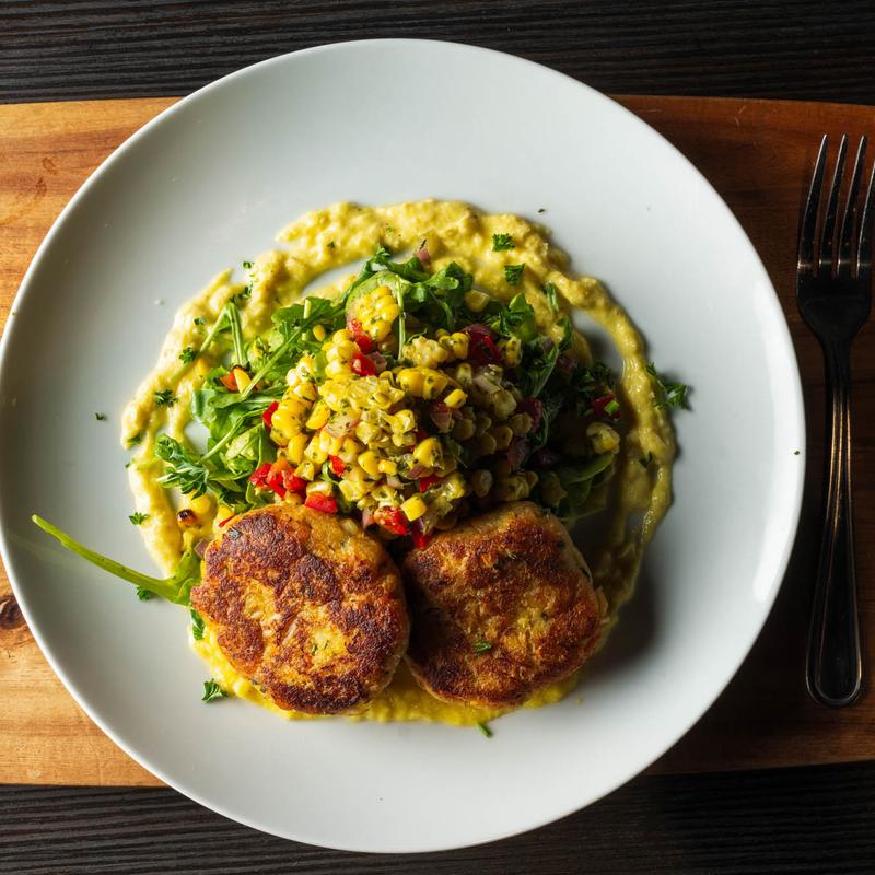 Sweet Corn Crab Cakes photo