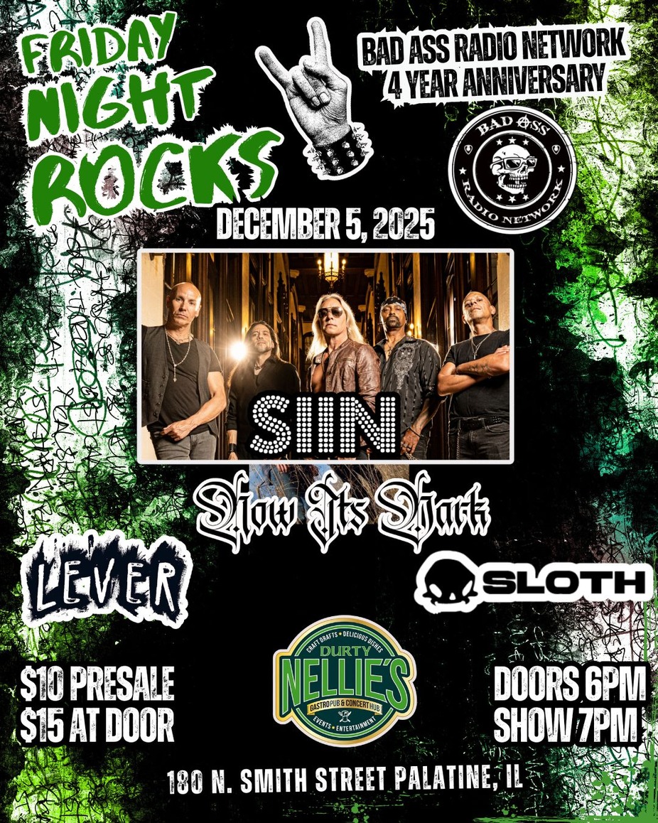 Friday Night Rocks: Bad Ass Radio 4 Year Annaversary event photo