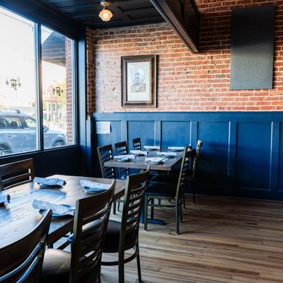 Interior, dining area