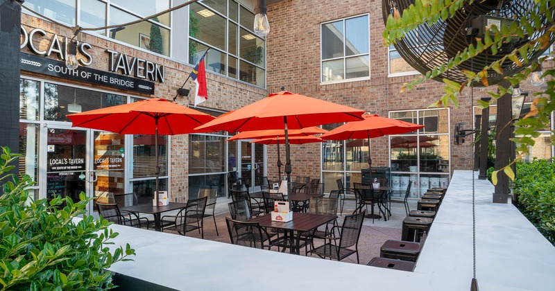 Exterior, seating area