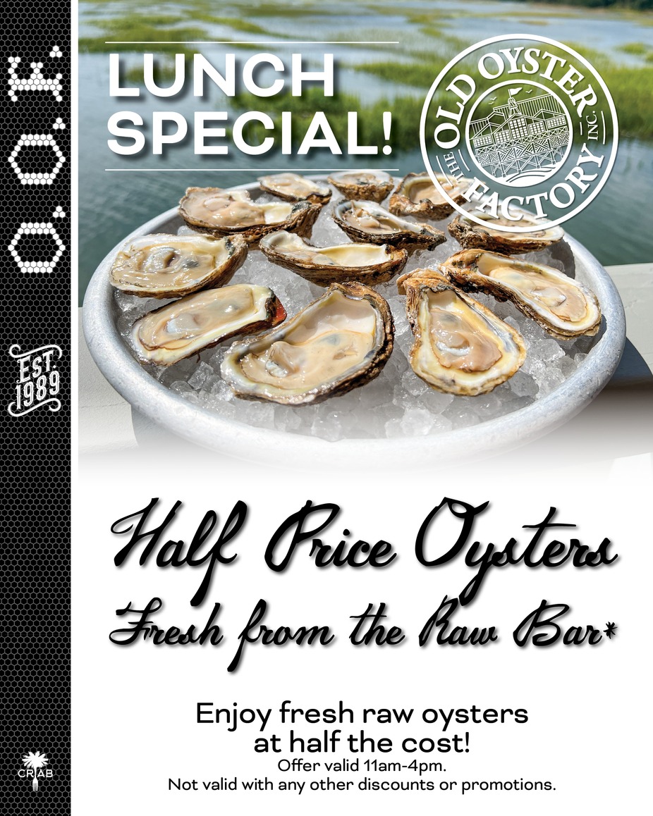 Half Priced Oysters at Lunch! event photo