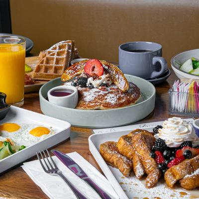 Various meals and drinks.