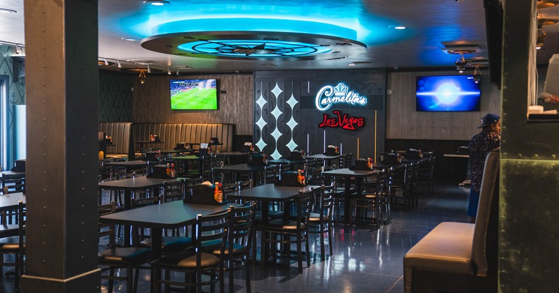 Interior, dining area