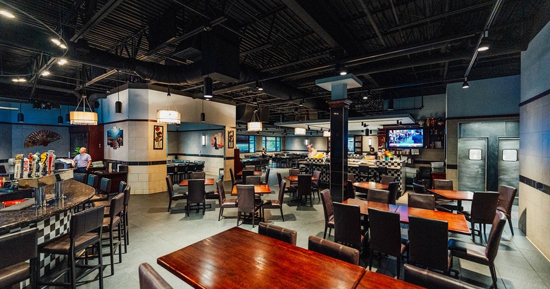 Interior, dining area