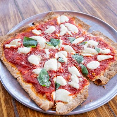 Margarita Flatbread pizza.