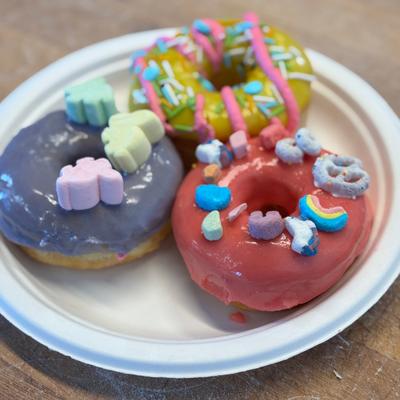 Spring and Easter Donut Trio.