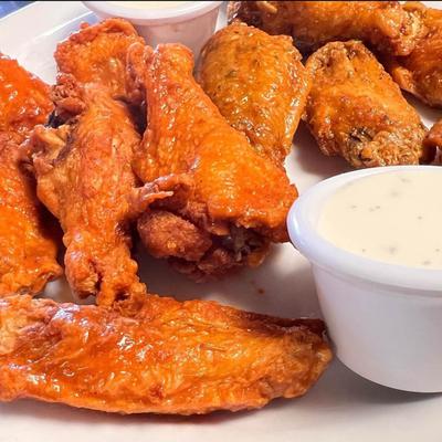 Buffalo chicken wings.