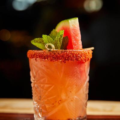 Spicy Watermelon Margarita.