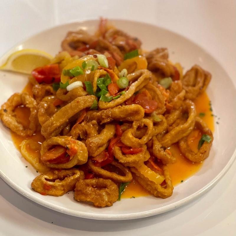 Portuguese Style Clams or Calamari photo