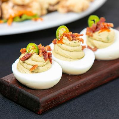 California Deviled Eggs Appetizer.