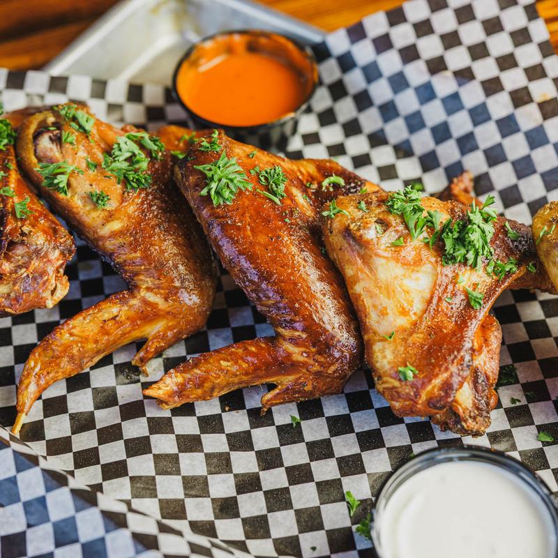 menu item 1 of 11, Five Smoked XL Chicken Wings (GF)