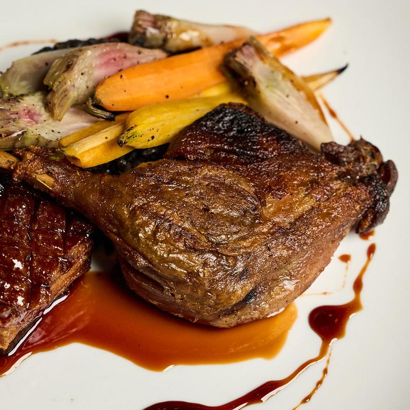 *Pork Belly & Duck Confit photo