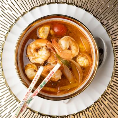 Shrimp soup.