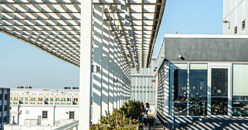 Exterior, open terrace area