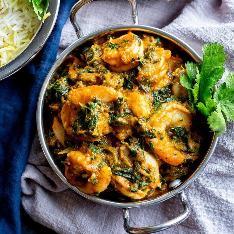 Saag Prawn photo