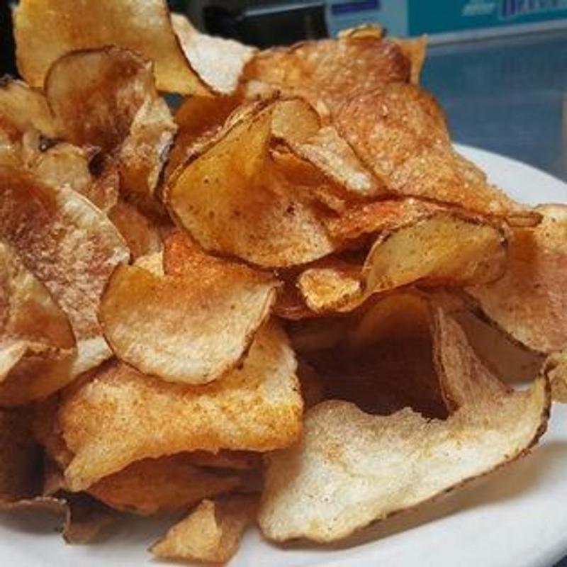 Basket of Homemade Spanish Chips photo