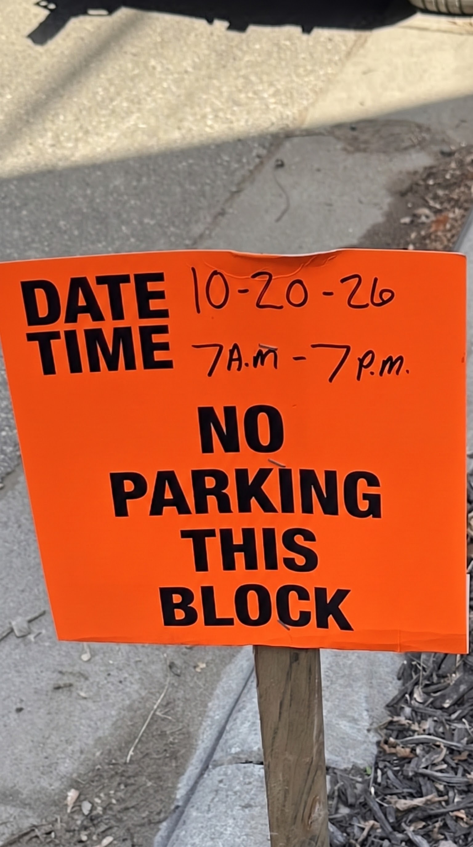 No Parking
