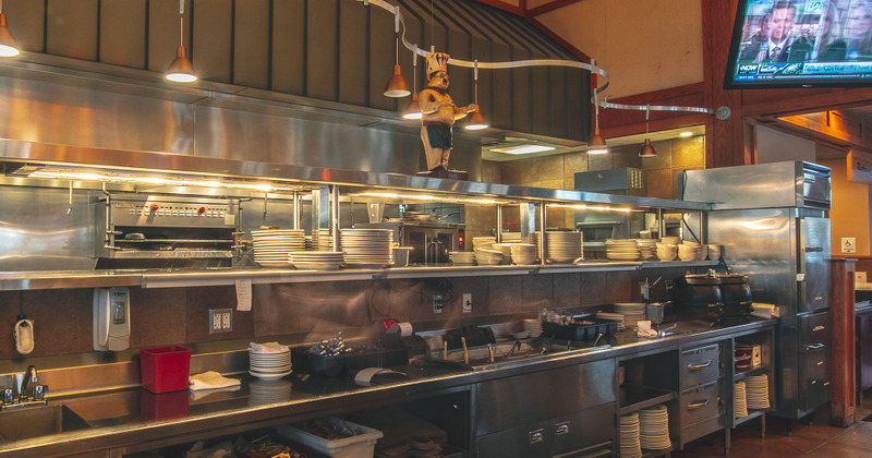 Interior, kitchen area