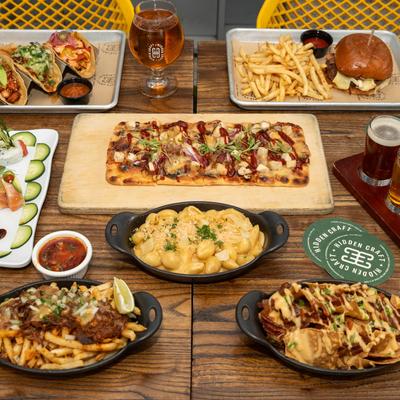 Various food dishes.