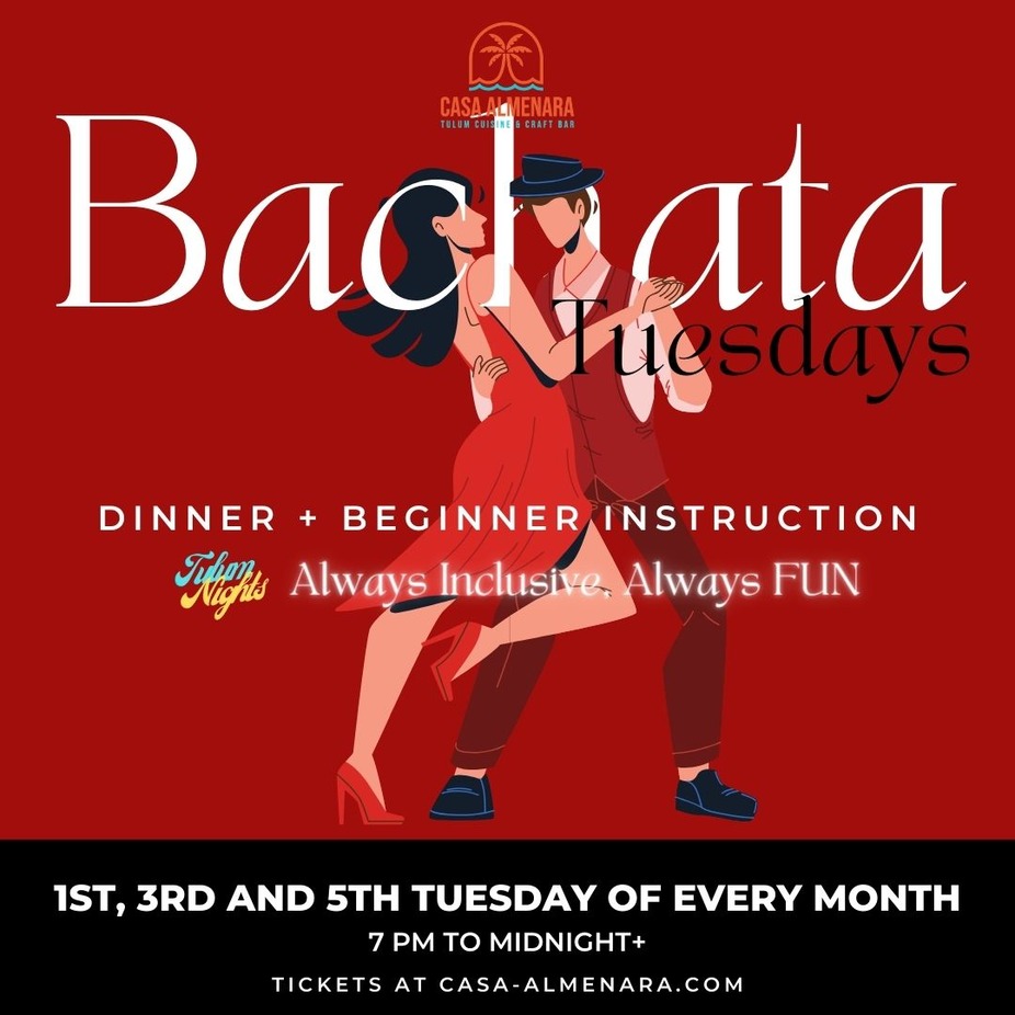 Bachata Tuesdays (1st Tuesday of the Month) event photo