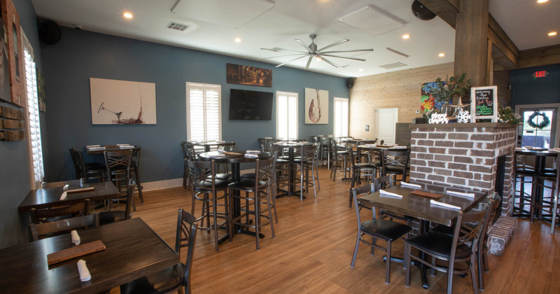 Interior, dining area