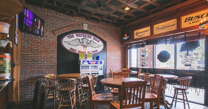 Interior, tables and chairs