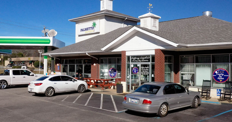 Exterior,  cars parked in front of the entrance area