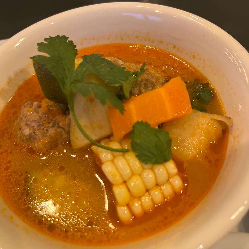 Albóndigas beef soup photo