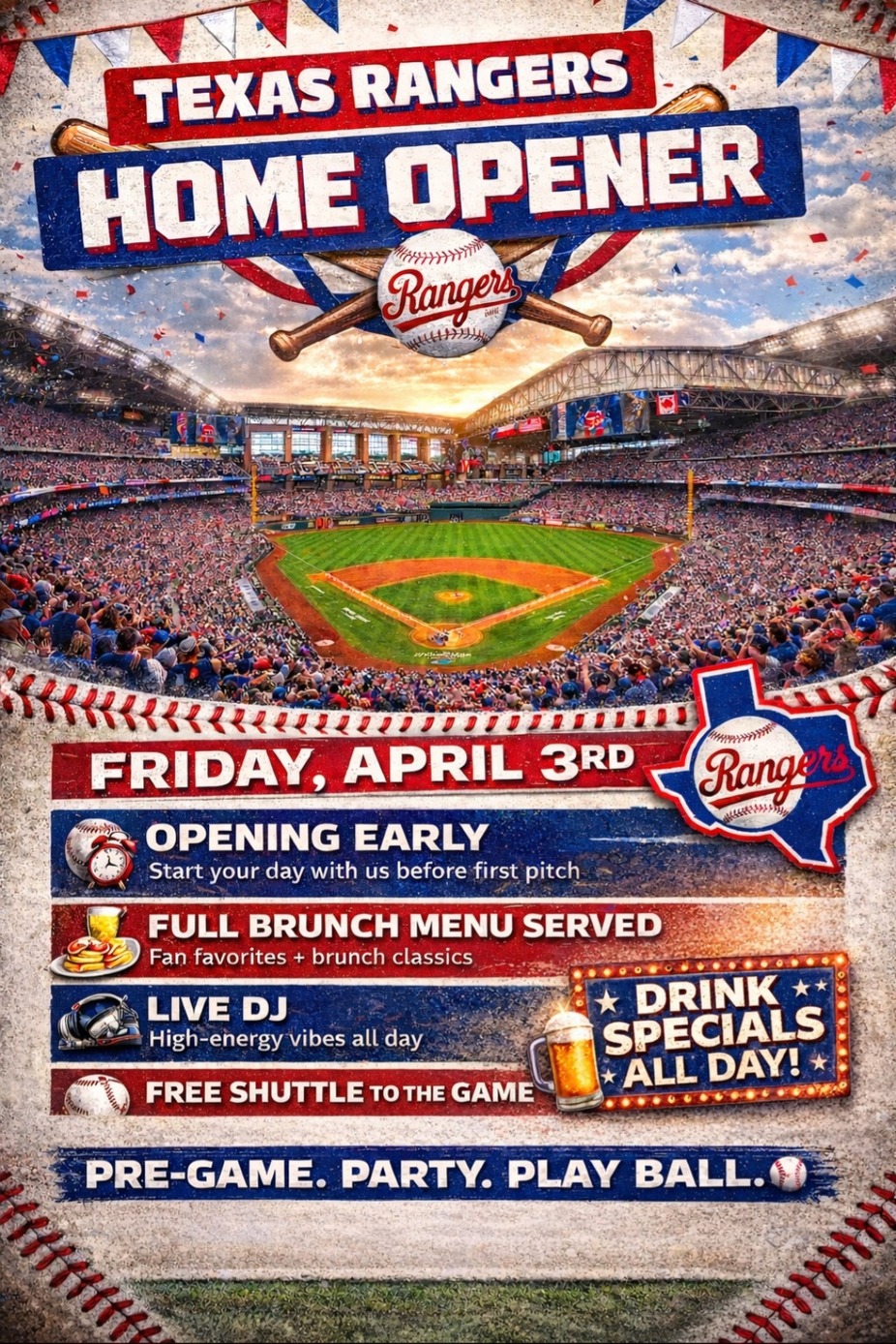 Ranger's Home Opener event photo