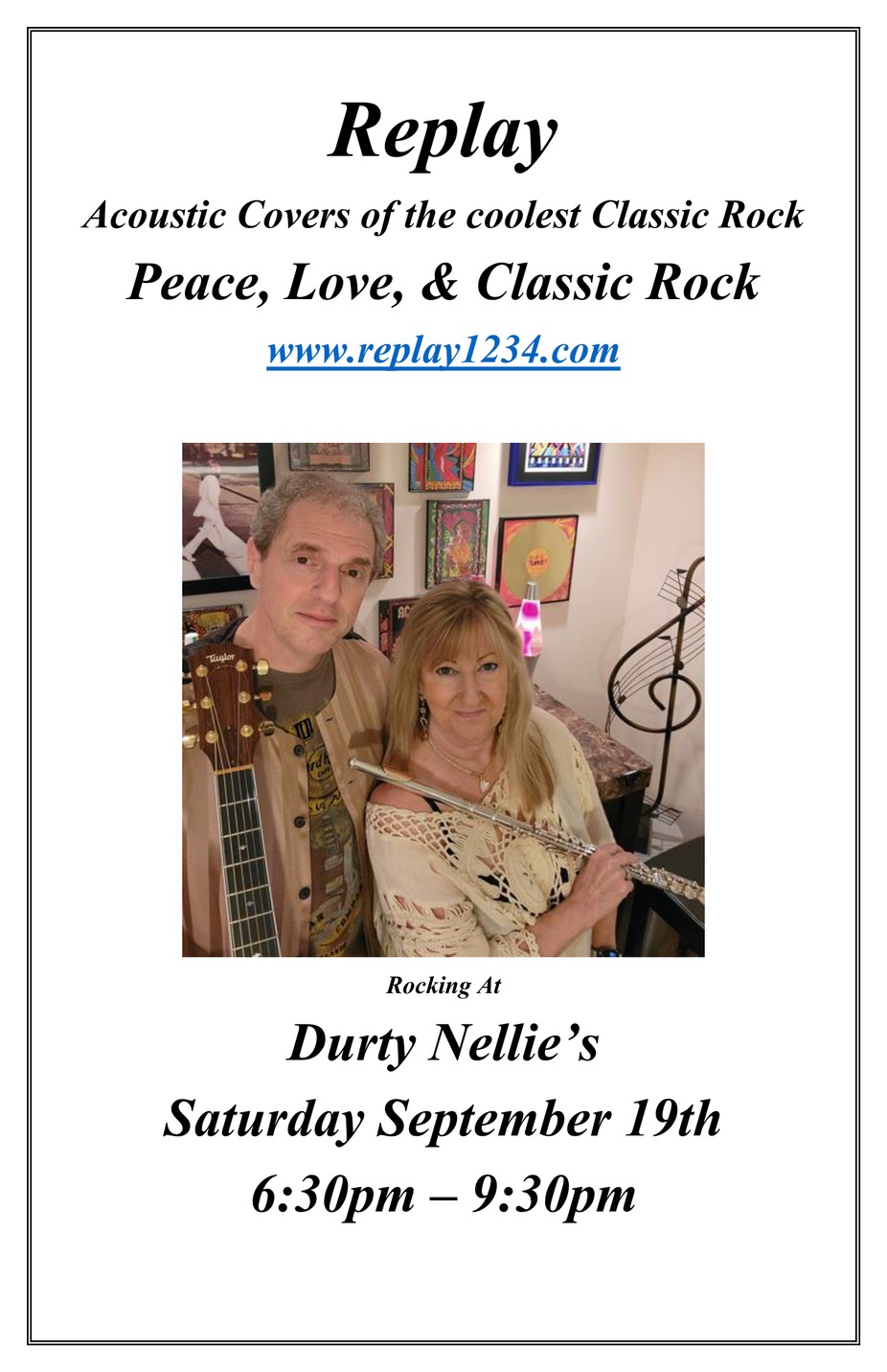 Replay Free Live show at Nellies event photo
