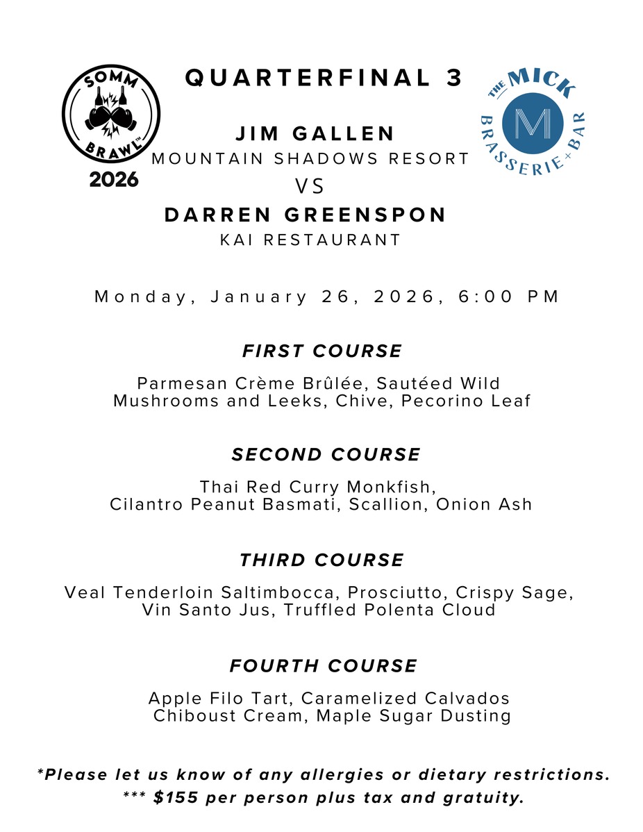 🍷 SOMM BRAWL 2026 – Quarter Final 3 event