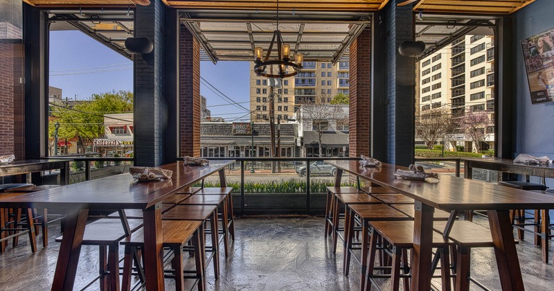 Tall tables and chairs