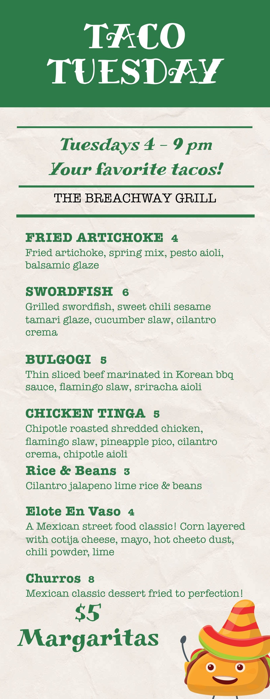 Breachway Grill Events