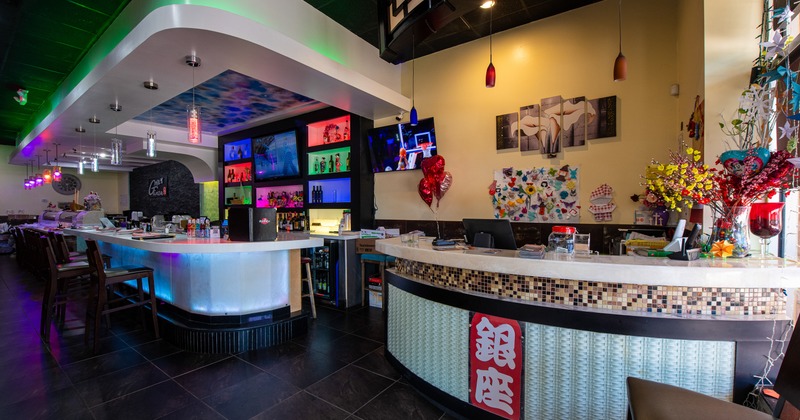 Interior, bar and reception