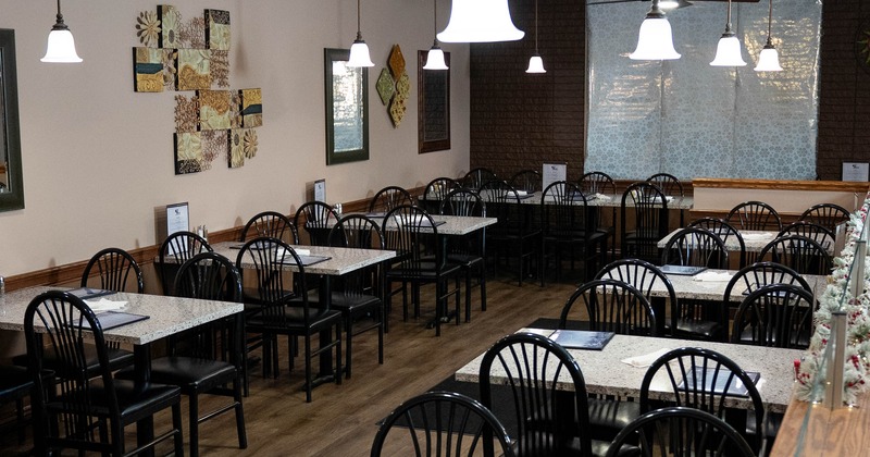 Interior, dining area