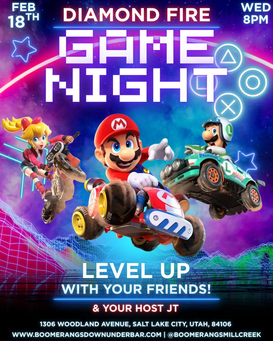 Diamond Fire Game Night: Mario Kart World event photo