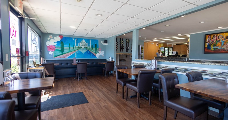 Interior, dining area