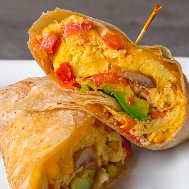 menu item 57 of 111, Avocado (1/2) & Tomato Burrito