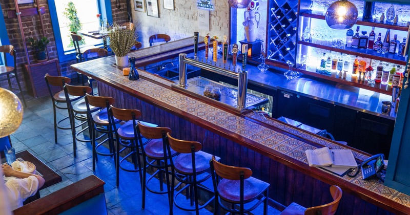 Interior, bar area