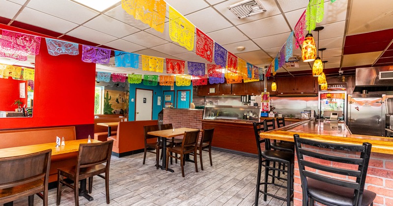 Interior, dining area