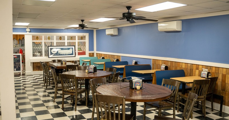 Interior, main dining area