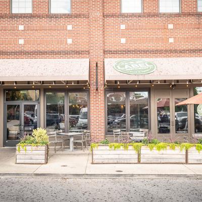 A view of the restaurant from across the street.