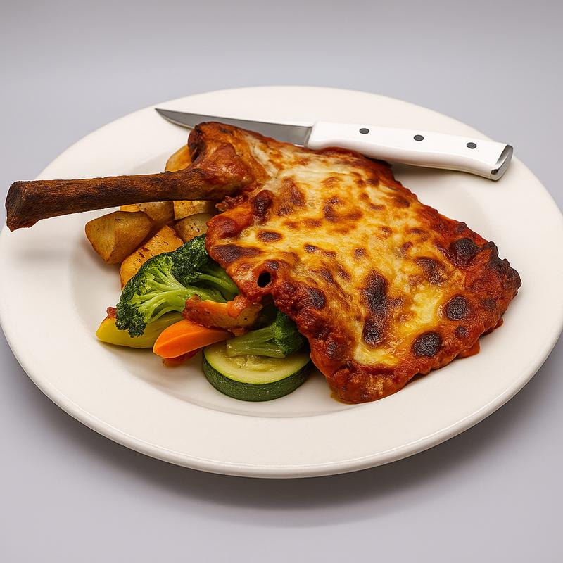 Veal Chop Parmigiana photo
