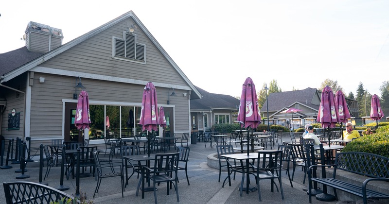 Exterior, seating place on patio