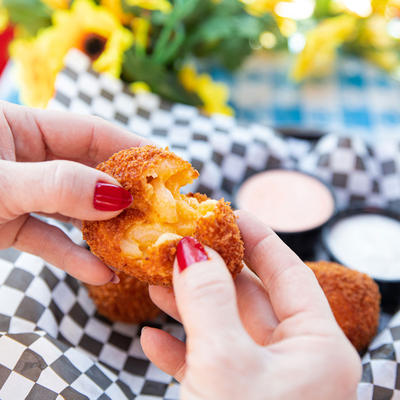Mac and Cheese ball.