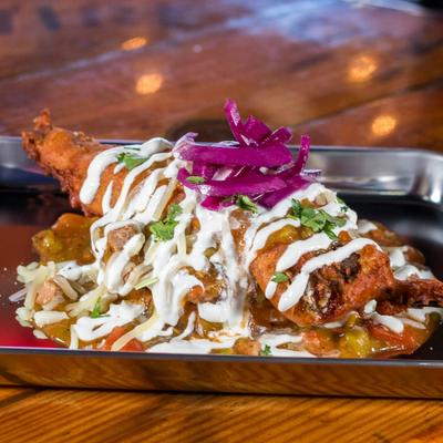 Chille Relleno Slopper plate.